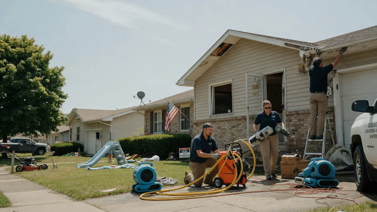 Water Damage Restoration in Lewisville, IN near me